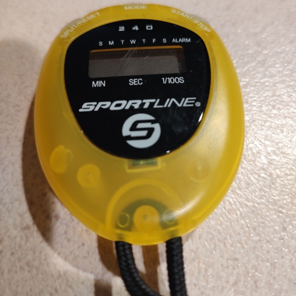 Used Sportline Econosport Stopwatch Model 240 perfect addition to your routine